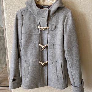 Gap Wool Coat. Tall Small, Grey